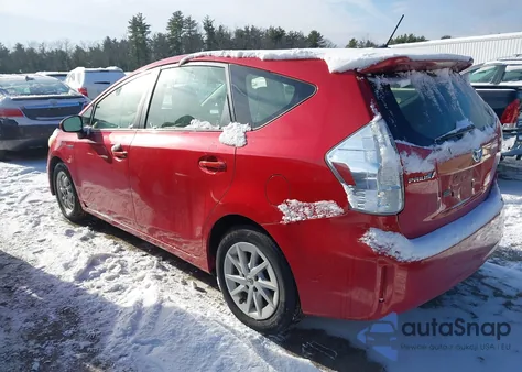 2012 Toyota Prius V Three from USA, damaged, VIN JTDZN3EU2C3155206